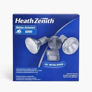 HeathZenith 150º motion-activated outdoor security light.